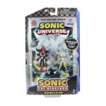 0681326657767 - SONIC THE HEDGEHOG 20TH ANNIV. SHADOW AND SILVER FIGURES