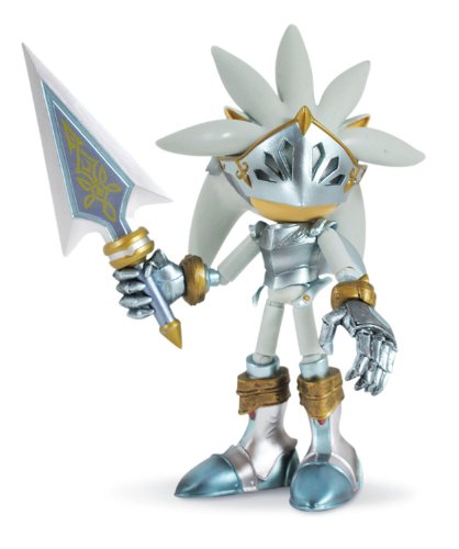 0681326658290 - SONIC AND THE BLACK KNIGHT 5'' SIR GALAHAD (SILVER) FIGURE