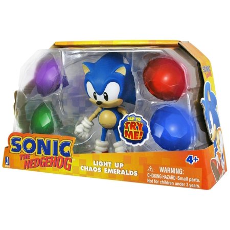 0681326659105 - SONIC WITH LIGHT UP EMERALD 5 ACTION FIGURE