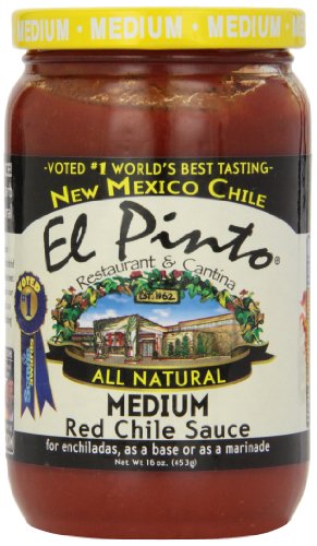 0681366300418 - EL PINTO RED CHILE SAUCE, MEDIUM, 16 OUNCE (PACK OF 6)