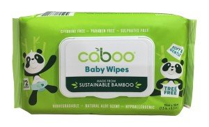 0681441396404 - CABOO TREE-FREE BPA FREE- COMPOSTABLE BABY WIPES - 100% BAMBOO- IN A FLIP TOP PACK (8 PACKS)