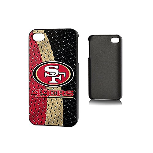 0681620757262 - NFL SAN FRANSICO 49ERS IPHONE 4/4S POLYMER SNAP CASE, RED/GOLD