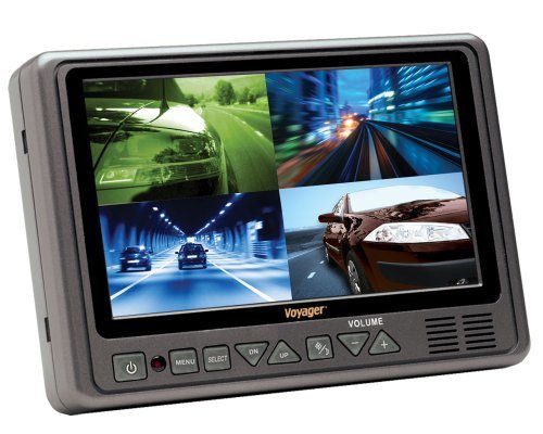 0681787014680 - VOYAGER AOM7694 7 MULTI-SCREEN REAR VIEW LCD MONITOR WITH 4 CAMERA INPUTS