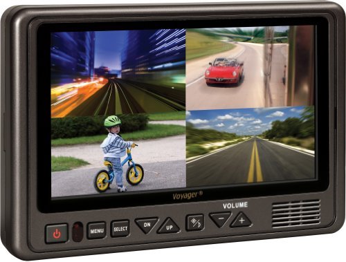 0681787019166 - VOYAGER AOM7694HD 7 HEAVY DUTY MULTI-SCREEN REAR VIEW LCD MONITOR WITH 4 CAMERA INPUTS