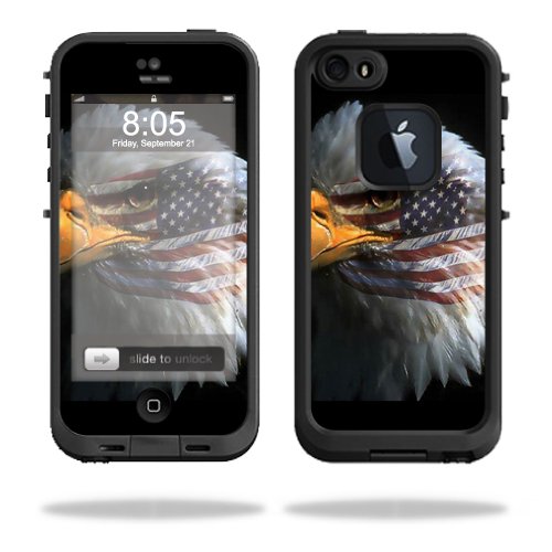 0682017513621 - MIGHTYSKINS PROTECTIVE VINYL SKIN DECAL COVER FOR LIFEPROOF IPHONE 5/5S/SE CASE FRE CASE WRAP STICKER SKINS EAGLE EYE
