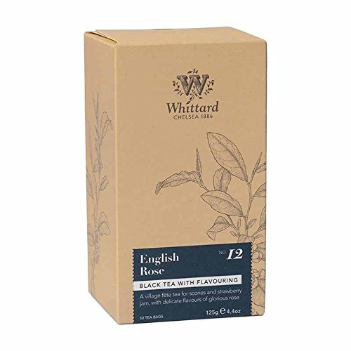 6821316779923 - WHITTARD TEA ENGLISH ROSE 50 TRADITIONAL TEABAGS