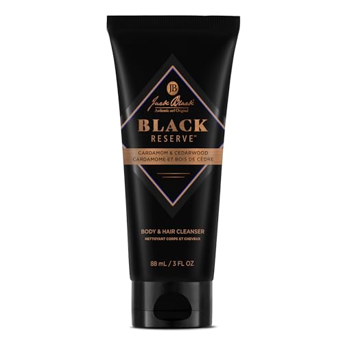 0682223041239 - JACK BLACK BLACK RESERVE HAIR & BODY CLEANSER, 3OZ