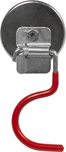 0682241276804 - MAG-MATE MX2000RV01 CUP MAGNET WITH RED VINYL BROOM HOLDER HOOK, 19 LB
