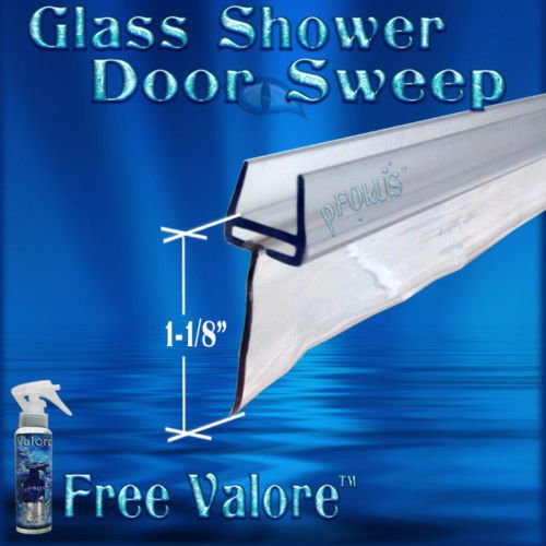 0682384327937 - DS9371-1....3/8 GLASS SHOWER DOOR SWEEP 36 LONG TO FILL LARGE GAPS UNDER THE SHOWER GLASS DOOR.