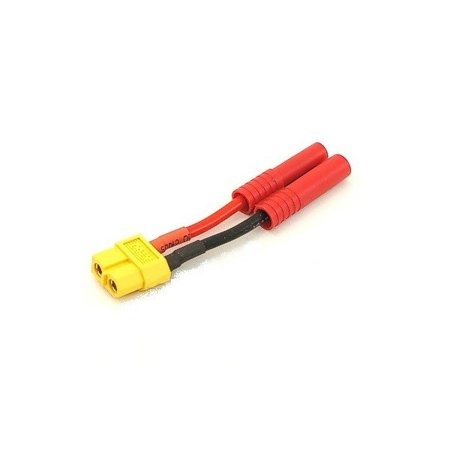 0682384791653 - HXT 4MM TO FEMALE XT-60 BATTERY ADAPTER LEAD - FAST FREE SHIPPING FROM ORLANDO, FLORIDA USA!