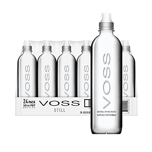 0682430014095 - VOSS PREMIUM STILL BOTTLED WATER – SPORTS CAP BOTTLES – NATURALLY PURE, CRISP AND REFRESHING – RECYCLABLE, BPA FREE PET PLASTIC WATER BOTTLES FOR DRINKING AND HYDRATION ON-THE-GO - 500ML (PACK OF 24)