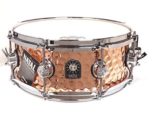 0682500012648 - NATAL M-SD-HH-CO215 HAND HAMMERED COPPER SNARE DRUM 10 IN X 5.5 IN