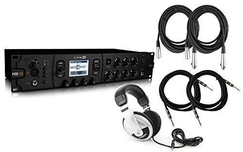 0682500012884 - LINE 6 99-050-1905 POD HD PRO X RACK-MOUNTABLE POD W/ HEADPHONES AND CABLES