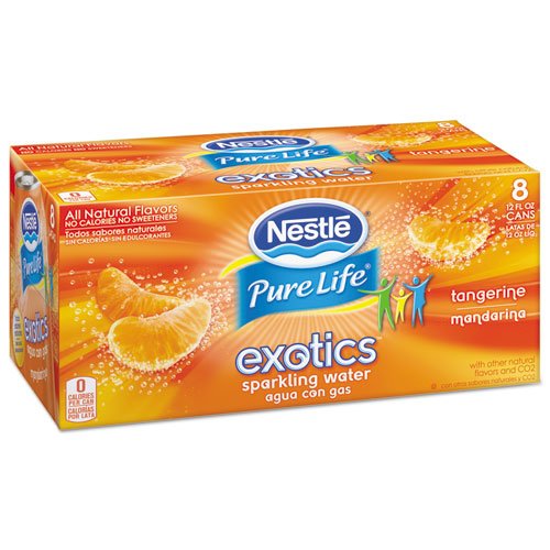 0068274195396 - NESTLE WATERS PURE LIFE EXOTICS SPARKLING WATER, TANGERINE, 12 OZ, CASE OF 24