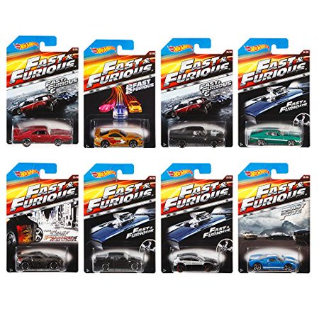 0682858383735 - HOT WHEELS FAST AND FURIOUS COMPLETE SET (SET OF 8) 1:64 DIECAST COLLECTION