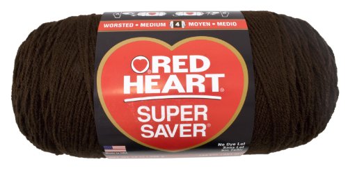 0683203220330 - RED HEART E302B.0365 SUPER SAVER JUMBO YARN, COFFEE