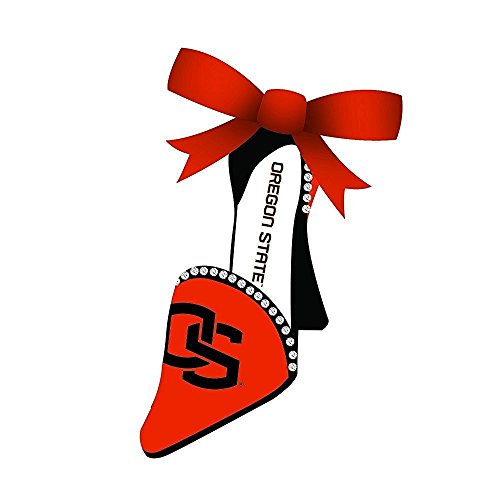 0683258853439 - NCAA LICENSED OREGON STATE BEAVERS TEAM SHOE ORNAMENT WITH RIBBON