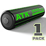 0683318532762 - ATK 3.7V 18650 BATTERY | BUILT-IN PCB PROTECTION BOARD | 3400 MAH LI-ION RECHARGEABLE BATTERIES (1-PACK)