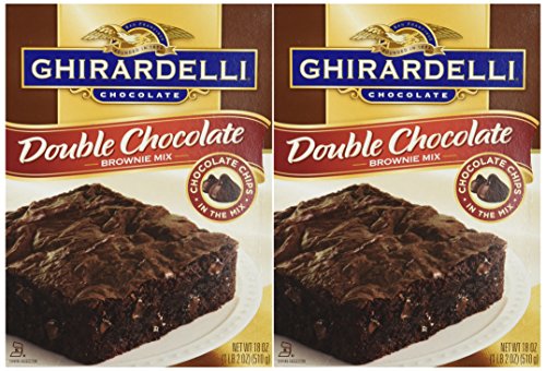 0683318819368 - GHIRARDELLI CHOCOLATE DOUBLE CHOCOLATE BROWNIE MIX 18OZ. (2 BOXES)