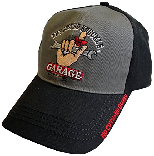 0683405375623 - BUSTED KNUCKLE GARAGE 'NO CUTS, NO GLORY' BALL CAP