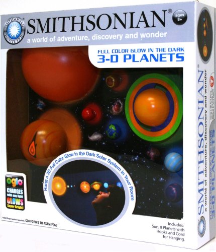 0683498555711 - AWESOME NSI TOYS SMITHSONIAN 3-D GLOWING SOLAR SYSTEM