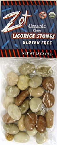 0683548005036 - ZOT CHEWY LICORICE STONES, 2.5 OUNCE