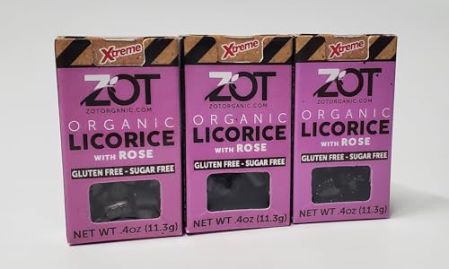 0683548032124 - ZOT 100% ORGANIC LICORICE EXTRACT WITH ROSE, 0.4 OUNCE (SET OF 3)