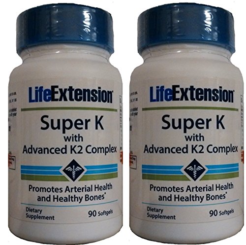 0683615374102 - LIFE EXTENSION SUPER K WITH ADVANCED K2 COMPLEX (TWO-PACK)