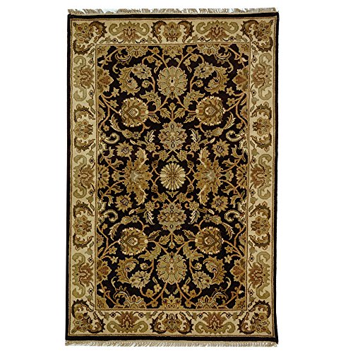 0683726052616 - SAFAVIEH DYNASTY COLLECTION DY239A HAND-KNOTTED COLA AND BEIGE WOOL AREA RUG, 5 FEET BY 8 FEET (5' X 8')