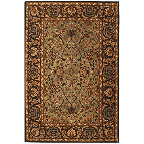 0683726065180 - SAFAVIEH HERITAGE COLLECTION HG794A HANDMADE TRADITIONAL ORIENTAL LIGHT BLUE AND RED WOOL AREA RUG (6' X 9')