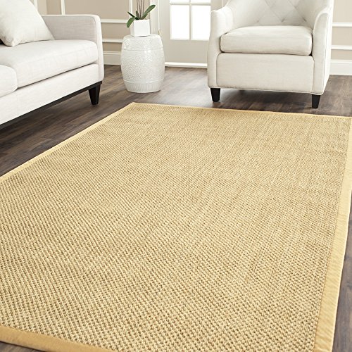 0683726431831 - SAFAVIEH NATURAL FIBER COLLECTION NF443A HANDMADE MAIZE AND WHEAT SISAL AREA RUG, 8 FEET BY 10 FEET (8' X 10')