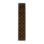 0683726432753 - 3 X RUNNER BLACK COLOR HAND TUFTED INDIAN HERITAGE COLLECTION RUG