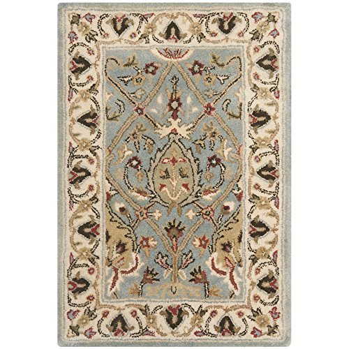 0683726581574 - SAFAVIEH PERSIAN LEGEND COLLECTION PL819L HANDMADE GREY AND IVORY WOOL AREA RUG, 2 FEET BY 3 FEET (2' X 3')