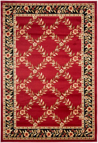 0683726886921 - RED TRADITIONAL RUG BY SAFAVIEH LYNDHURST IN 9'X12'