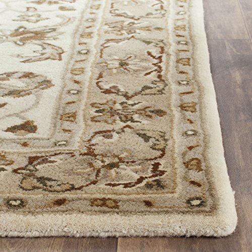 0683726952336 - SAFAVIEH STRATFORD COLLECTION STR505A HANDMADE IVORY AND BEIGE WOOL AREA RUG, 4 FEET BY 6 FEET (4' X 6')