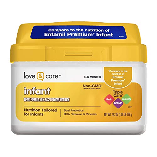 0683744963628 - LOVE & CARE GENTLE BABY FORMULA MILK-BASED POWDER WITH IRON, 22.2 OUNCE