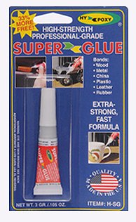 0683873556005 - HY-POXY H-SG SUPER GLUE HIGH STRENGTH PROFESSIONAL GRADE INSTANT ADHESIVE, 0.105 OZ TUBE