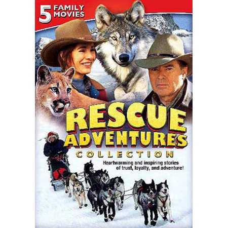 0683904451576 - RESCUE ADVENTURES COLLECTION: FIVE FAMILY MOVIES (THE LEGEND OF COUGAR CANYON / GEORGE! / NIGHT OF THE WOLF / POCO: LITTLE DOG LOST / TOBY MCTEAGUE)