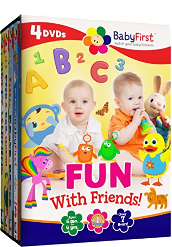 0683904893031 - BABYFIRST: FUN WITH FRIENDS BUNDLE (BEST OF BABYFIRST VOLUME 3, TILLIE KNOCK KNOCK, PEEK-A-BOO I SEE YOU, HOPPY LEARNING WITH HARRY THE BUNNY)