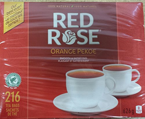 0068400443766 - RED ROSE ORANGE PEKOE TEA - 216CT/626G