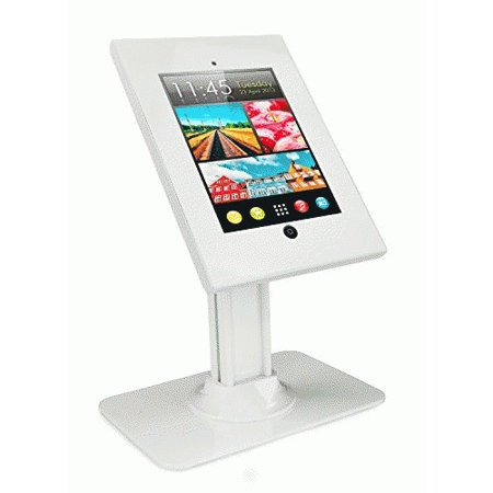 0684758419606 - MOUNT-IT! MI-3771 TABLET STAND ANTI-THEFT KIOSK MOUNT APPLE IPAD HOLDER PREMIUM ARTICULATING, LOCKING FOR PUBLIC DESK DISPLAYS CASE HOLDER IPAD 2, 3, 4, AND AIR OR 9.7 INCHES SCREEN TABLET SIZES
