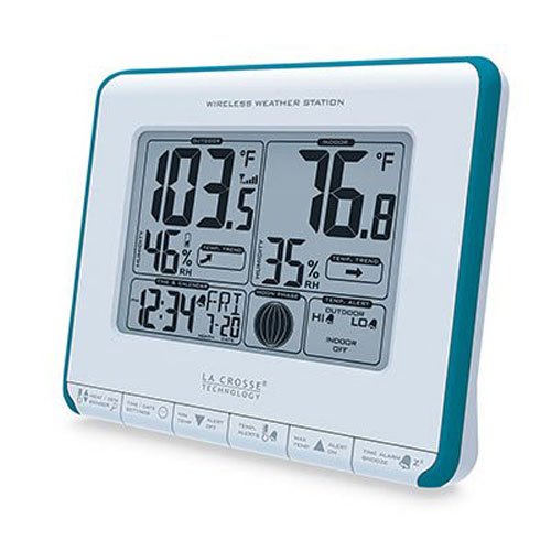 6848429419898 - LA CROSSE TECHNOLOGY 308-1711BL WIRELESS WEATHER STATION WITH HEAT INDEX AND DEW POINT