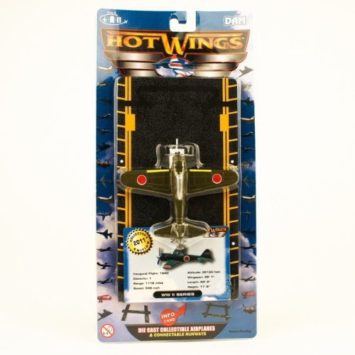 0684979171147 - HOT WINGS JAPANESE ZERO WWII FIGHTER MODEL AIRPLANE
