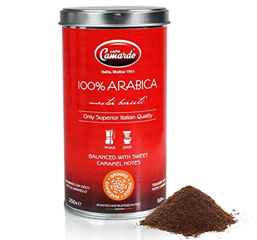 0685105091582 - CAMARDO GOURMET 100% ARABICA GROUND PREMIUM COFFEE MOKA/DRIP MASTER BARISTI IMPORTED FROM ITALY