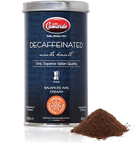 0685105181597 - CAMARDO GOURMET DECAFFEINATED GROUND PREMIUM COFFEE MOKA/DRIP MASTER BARISTI IMPORTED FROM ITALY