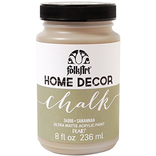 0685239237702 - FOLKART HOME DECOR CHALK FURNITURE & CRAFT PAINT IN ASSORTED COLORS (8 OUNCE), 34998 SAVANNAH
