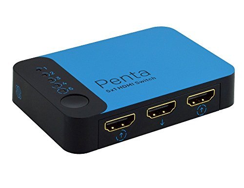 0685289303914 - SEWELL DIRECT SW-30391 PENTA PREMIUM 5X1 HDMI SWITCH WITH 4K SUPPORT AND IR REMOTE