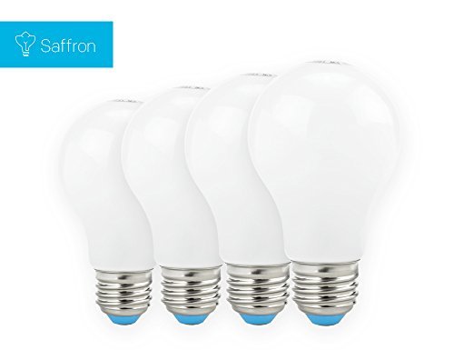 0685289304447 - SAFFRON 6W (40W REPLACEMENT) LED BULB, NON-DIMMABLE, 3000 K, LOOKS LIKE INCANDESCENT BULB , 1 PACK