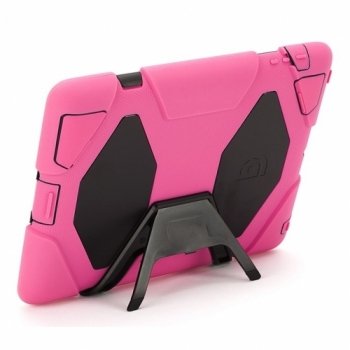 0685387355815 - GRIFFIN SURVIVOR EXTREME-DUTY MILITARY CASE FOR THE IPAD 4/3/2, PINK/BLACK (GB35