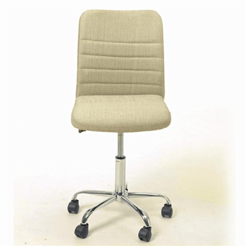 0685417290550 - FURNITURER COMFORTABLE GOLDEN HOME OFFICE COMPUTER DESK CHAIR WITH FABRIC UPHOLSTERY